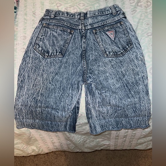 Vintage Stefano Worldwide Acid Wash High Rise Jean Shorts Women’s Size 4. - Picture 3 of 7
